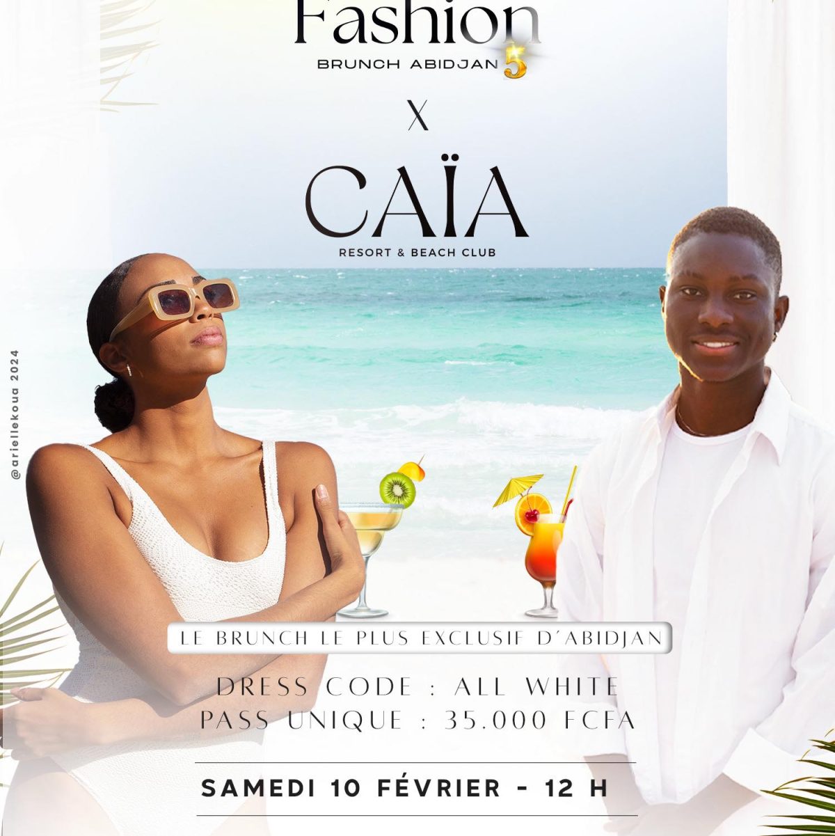 Landry Maël Digbeu, le  « The fashion brunch Abidjan »